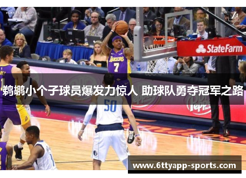 鹈鹕小个子球员爆发力惊人 助球队勇夺冠军之路